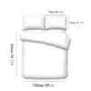 Peripheral Print Super Soft Brushed Microfiber Comfortable Set Equipped With Zipper Closure And Two Pillowcases 6