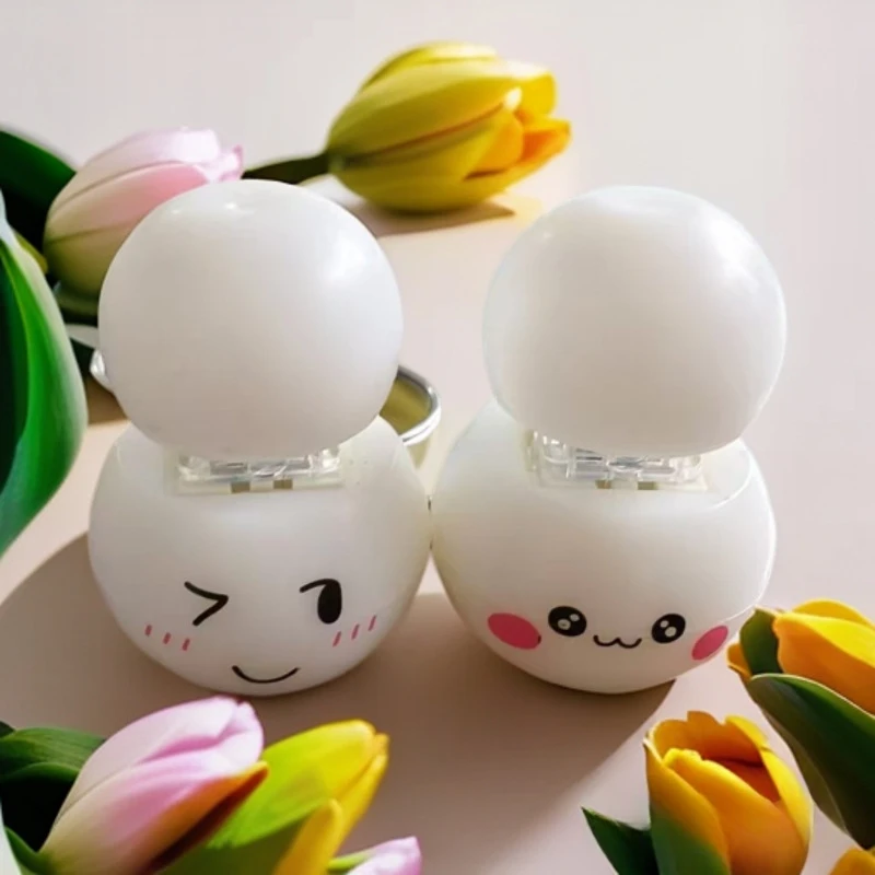 눈사람 키 스위치 키체인 기계식 키보드 피젯 단추 손가락 장난감 키캡 피젯 키 체인, 성인용 스트레스 해소 선물