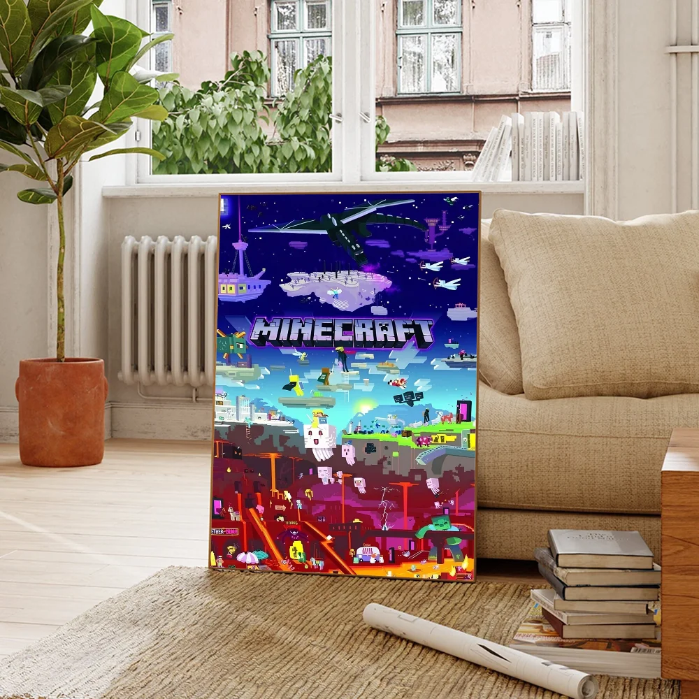 DIY Poster Sticker Game Mine-c-crafts Waterproof Paper For Coffee House Bar Home Decor