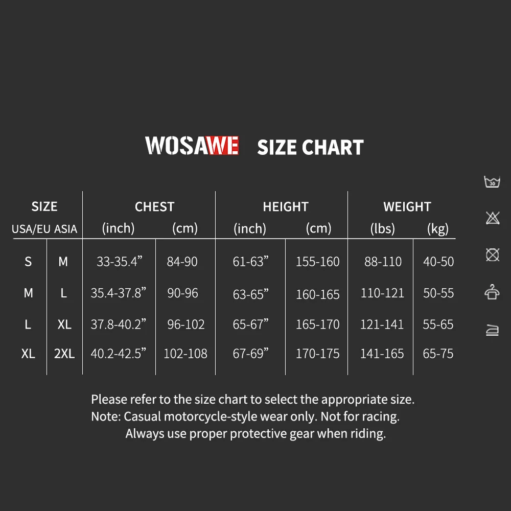WOSAWE 여성용 오토바이 라이딩 재킷 다운힐 모토크로스 오토바이 반사 소재 여름 라이딩 의류