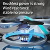 New v33s Drone 6K HD Camera RC Helicopter Quadrocopter One-Key Return FPV Follow Me Dron RC Plane Running Lights RC Toys Gift 3