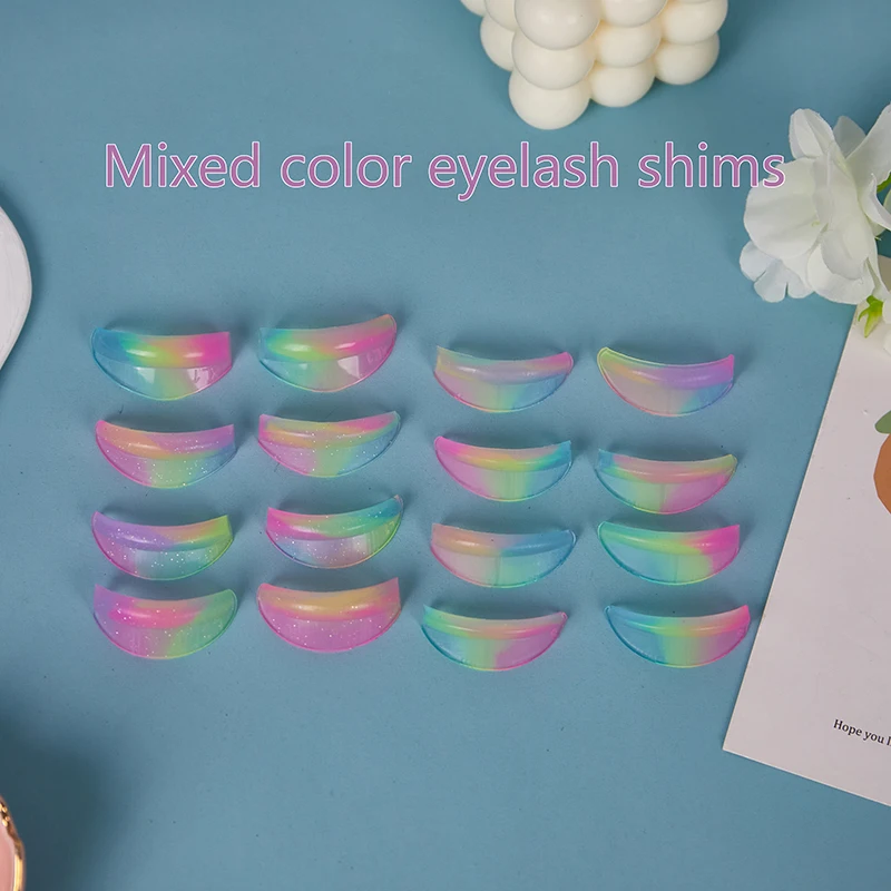 

4 Pairs Silicone Eyelash Perm Pad Lifting Lashes Rods Recycling 3D Eyelash Curler Accessories Applicator Makeup Tools