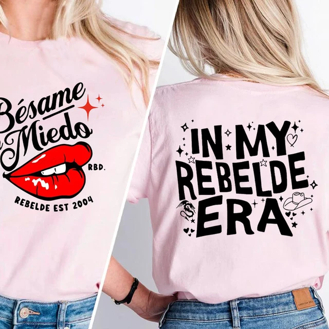  RBD Rebelde Tour 2023, Rebelde Concert. T-Shirt : Clothing,  Shoes & Jewelry