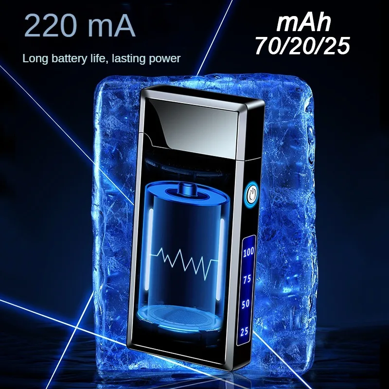 Single Arc Electric lighter Metal Windproof flameless USB Touch Sensing Cigarette Lighter Outdoor portable lighter men's gifts 4