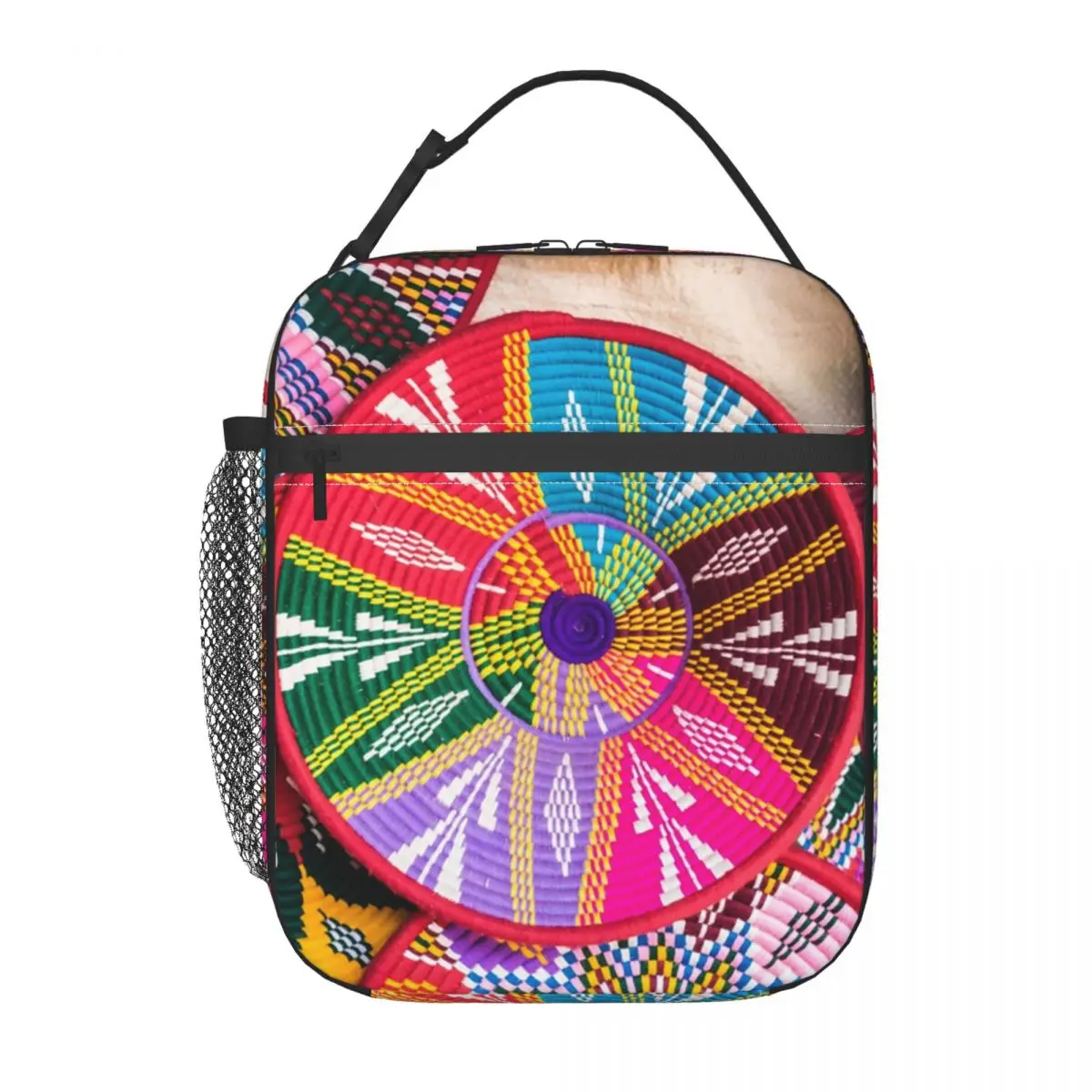 Piatti Etiopi Personalizzati Lunch Bag Uomo Donna Thermal Cooler Coibentato Lunch Box Per Ufficio Per Adulti