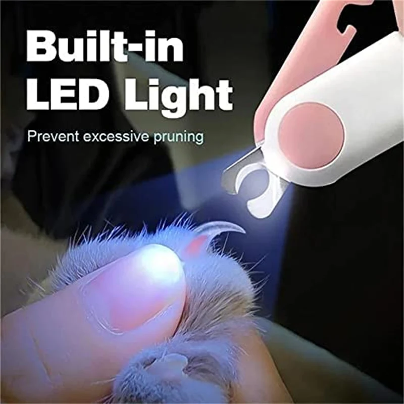 pet nail clippers with light