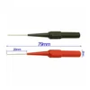 20/10pcs Insulation Piercing Needle Non-destructive Multimeter Test Probes Red or Black 30V 1A Measuring Device For Banana Plug 6
