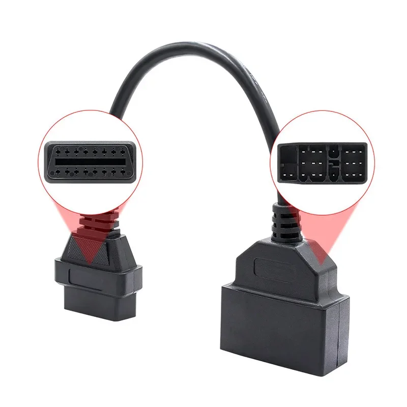 High Quality Suitable for Toyota 2-pin To 16 Pin OBD2 Diagnostic Adapter Cable for Toyota 22-pin To 16 Pin Connection Cable Tool 3