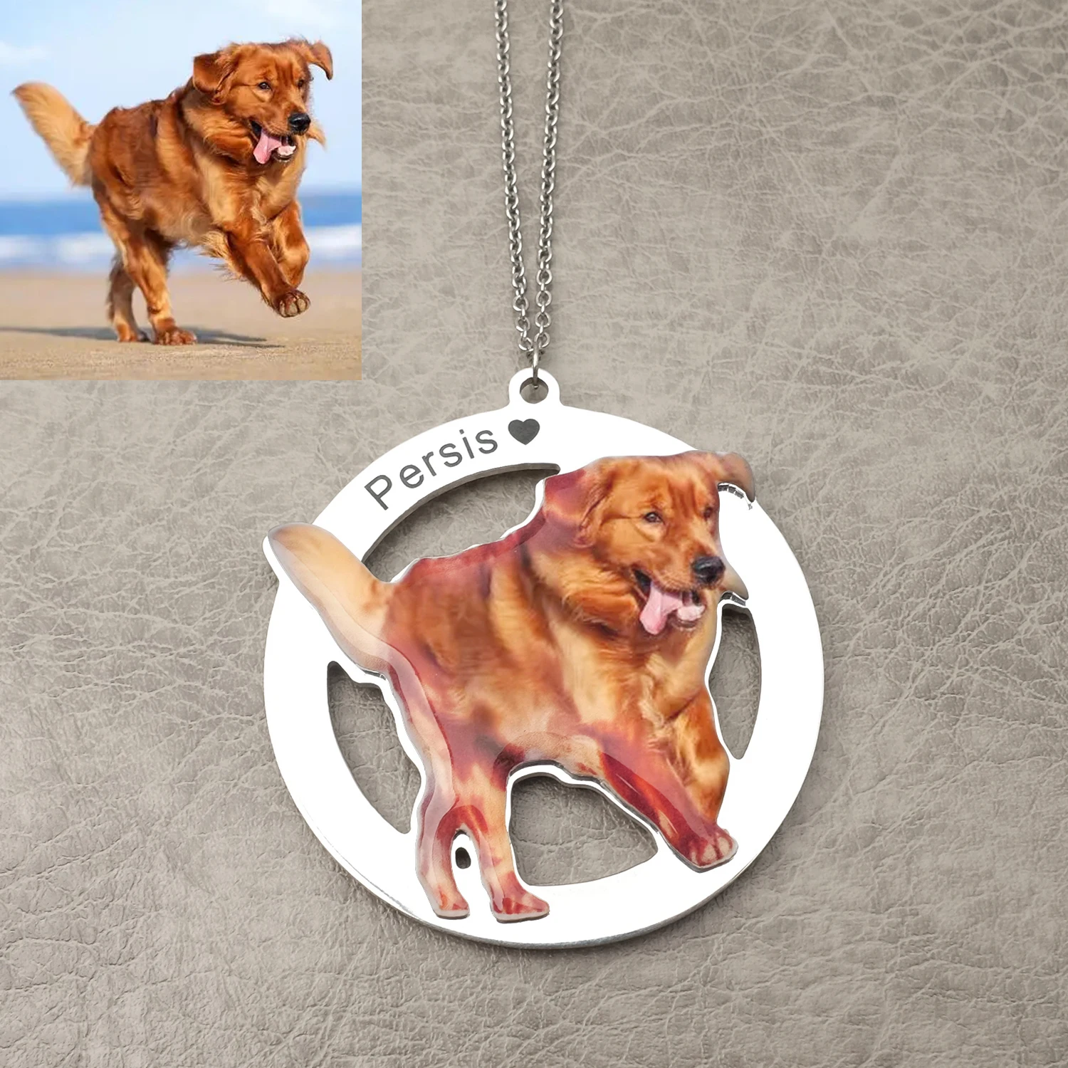 Custom Pet Photo Car Ornament 2 | Custom Pet Photo Car Ornament 2