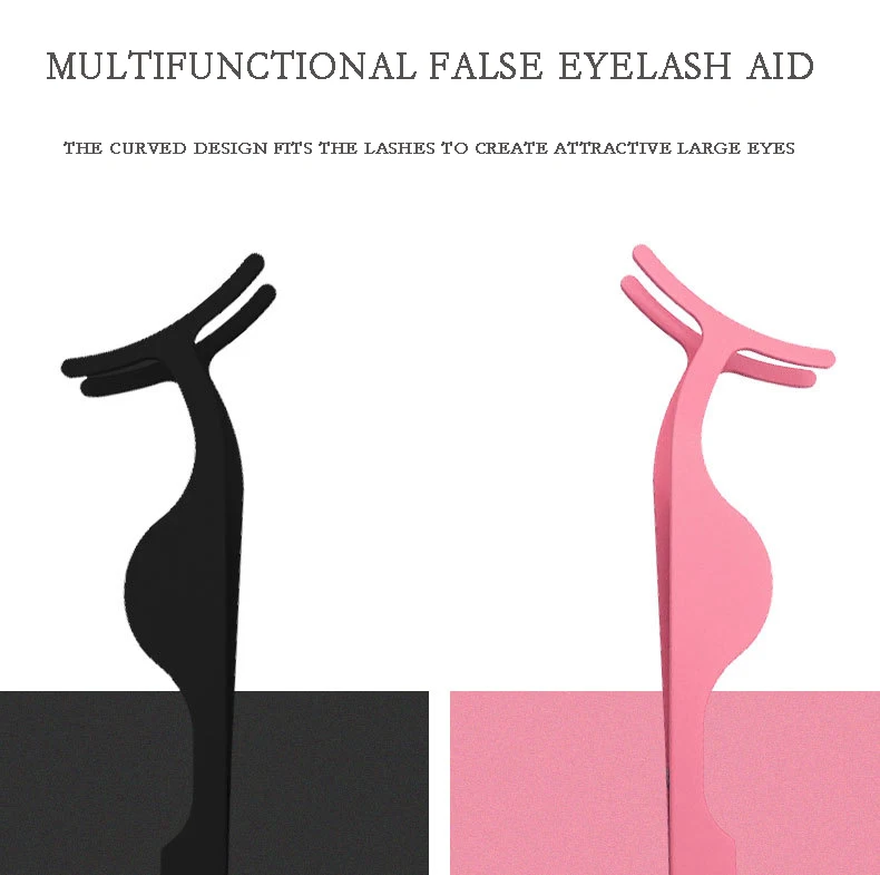 Description Picture 2 of itemnew Eyelashes Professional Tweezer False Eyelashes Tweezer Fake Eye Lash Applicator Makeup Tools Auxiliary Curler Mink Tools AAA