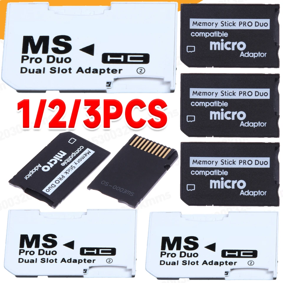 1-3 adet Memory Stick Pro Duo kart okuyucu PSP 1000 için PSP 2000