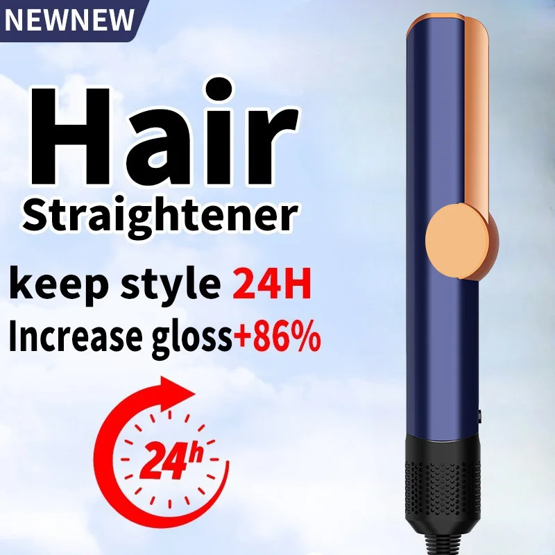 Blue hair straighter