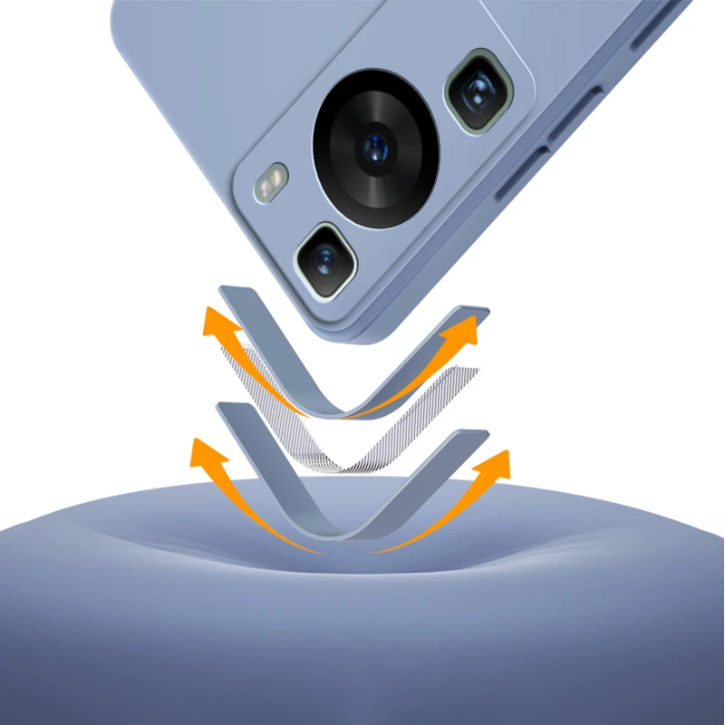 Premium Square Liquid Silicone Protective Phone Case - Soft 360° Fashion Mobile Cover