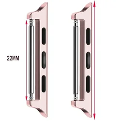 Premium Stainless Steel Connector Adapter for 42mm-44mm-45mm-49mm (Pink 3)