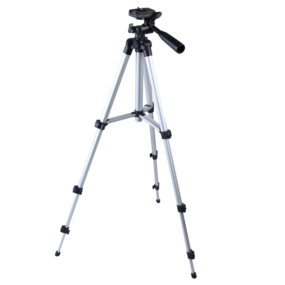 Phone Travel Tripod for Sony Portable Aluminum Tripod Stand with Carrying Bag and Plates Mount for Canon Nikon Digital Camera