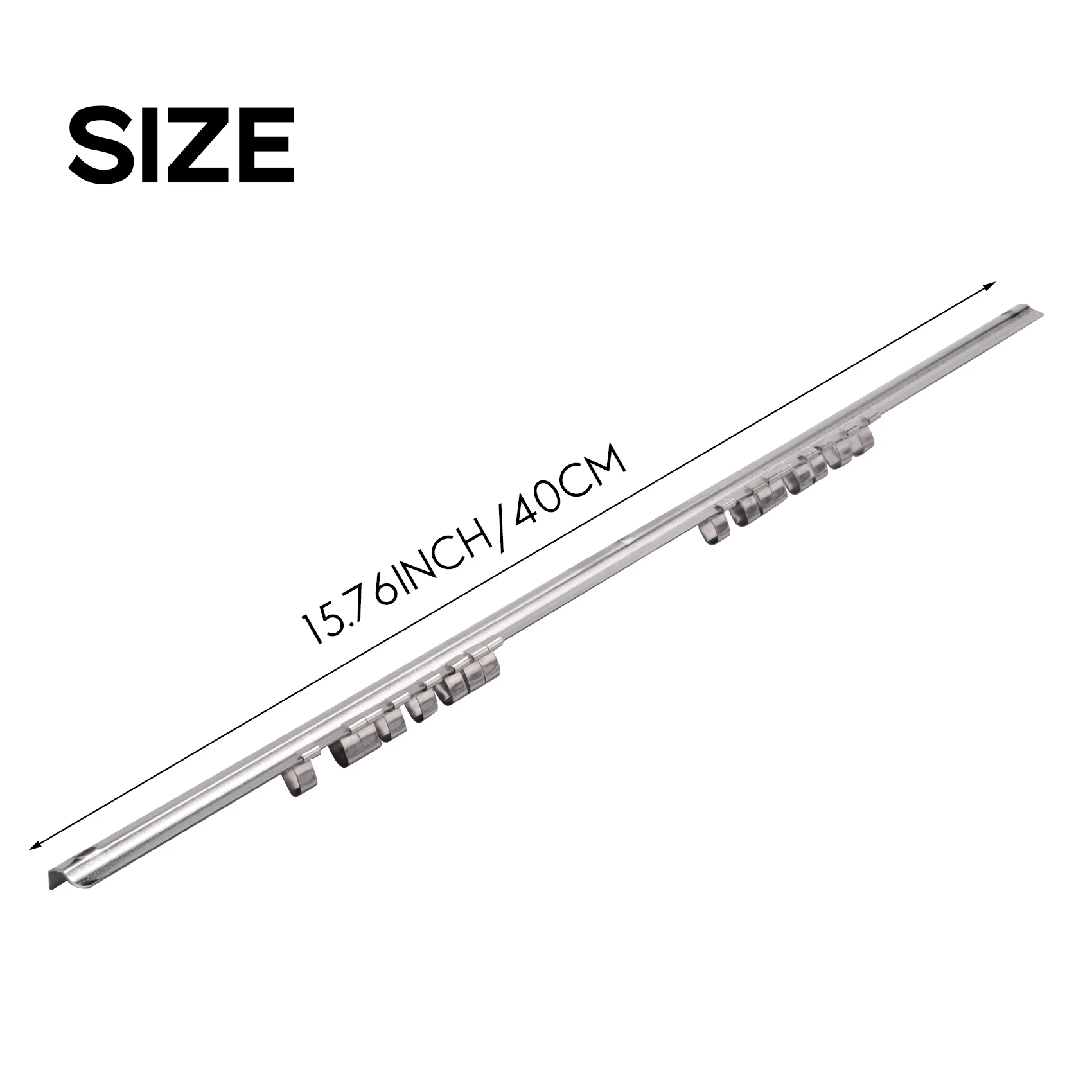 YFYS 3Pcs 소켓 랙 홀더 1/4인치 3/8인치 1/2인치 레일에 16개의 클립이 있는 도구 정리함 보관함