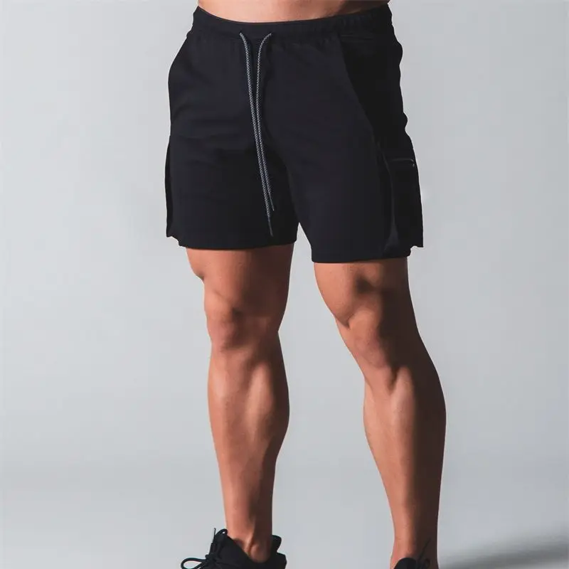 Cotton Fashion Men's Capris Multi Pocket Zipper Street Apparel Outdoor Casual Pants Jogger Fitness Men's Shorts