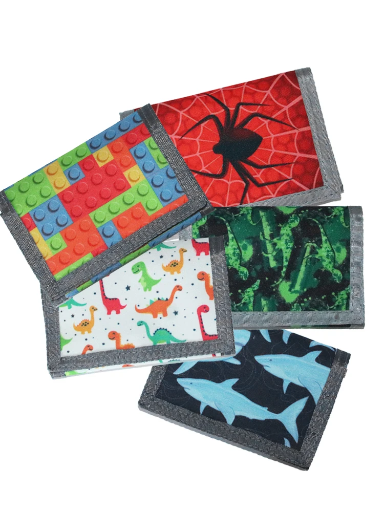 Coin Purse Coin Wallet Card Wallet Kids Short Cute Small Wallet with Hasp ID Card Holder for Student Boy and Girl Trifold with Zipper Travel Coin Purse Gift