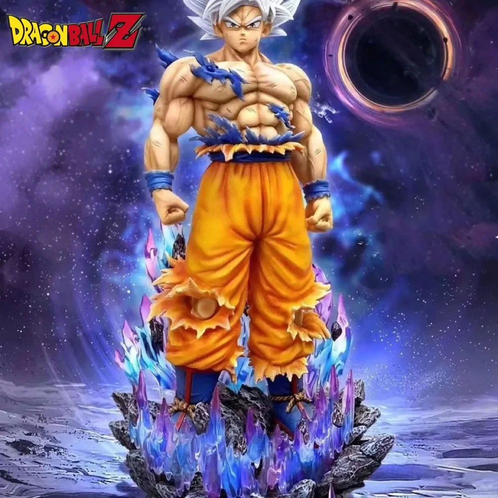 Dragon Ball Action Figure Gk Super Figures Ultra Instinct Goku Anime Figure Pvc Action Figures Collection Model Toys 33Cm