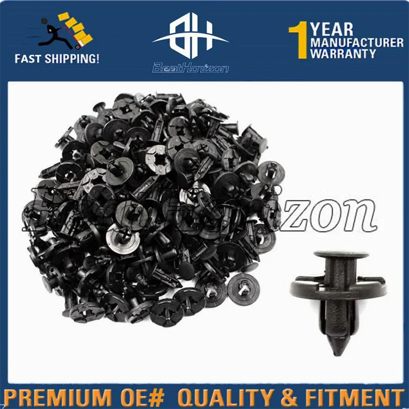 01553 09321 8mm Plastic Rivets Clips for Nissan NV Altima Maxima Murano