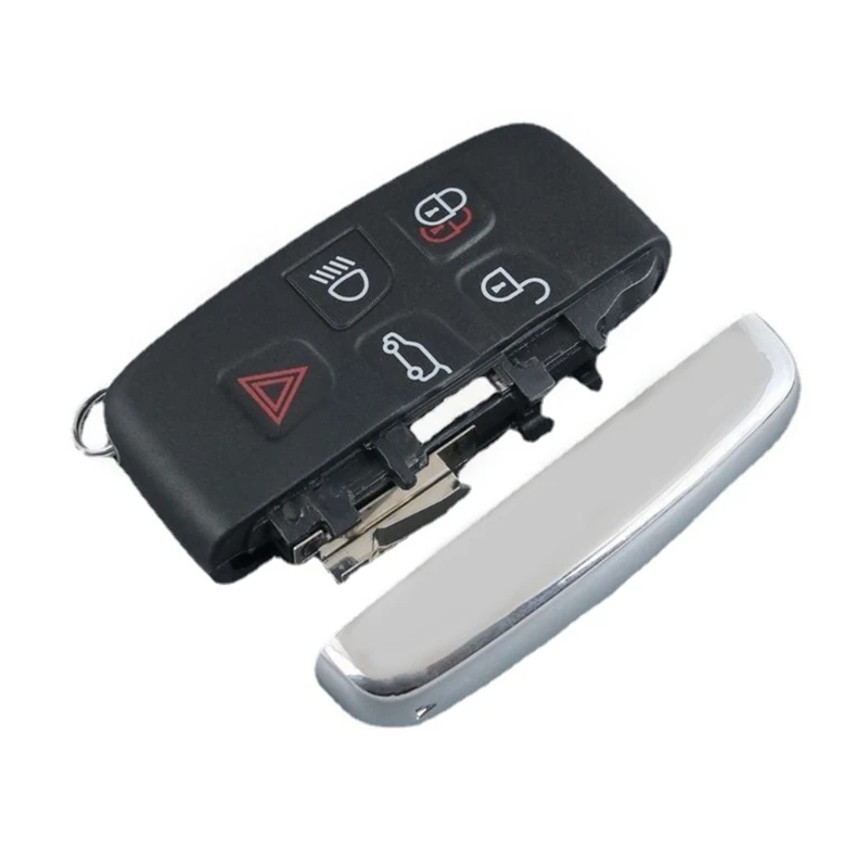 

5-Button Car Key Plastic Case Remote Control Car Key Case Replacement Auto Car Key Fob Cover Vehilce Accessories