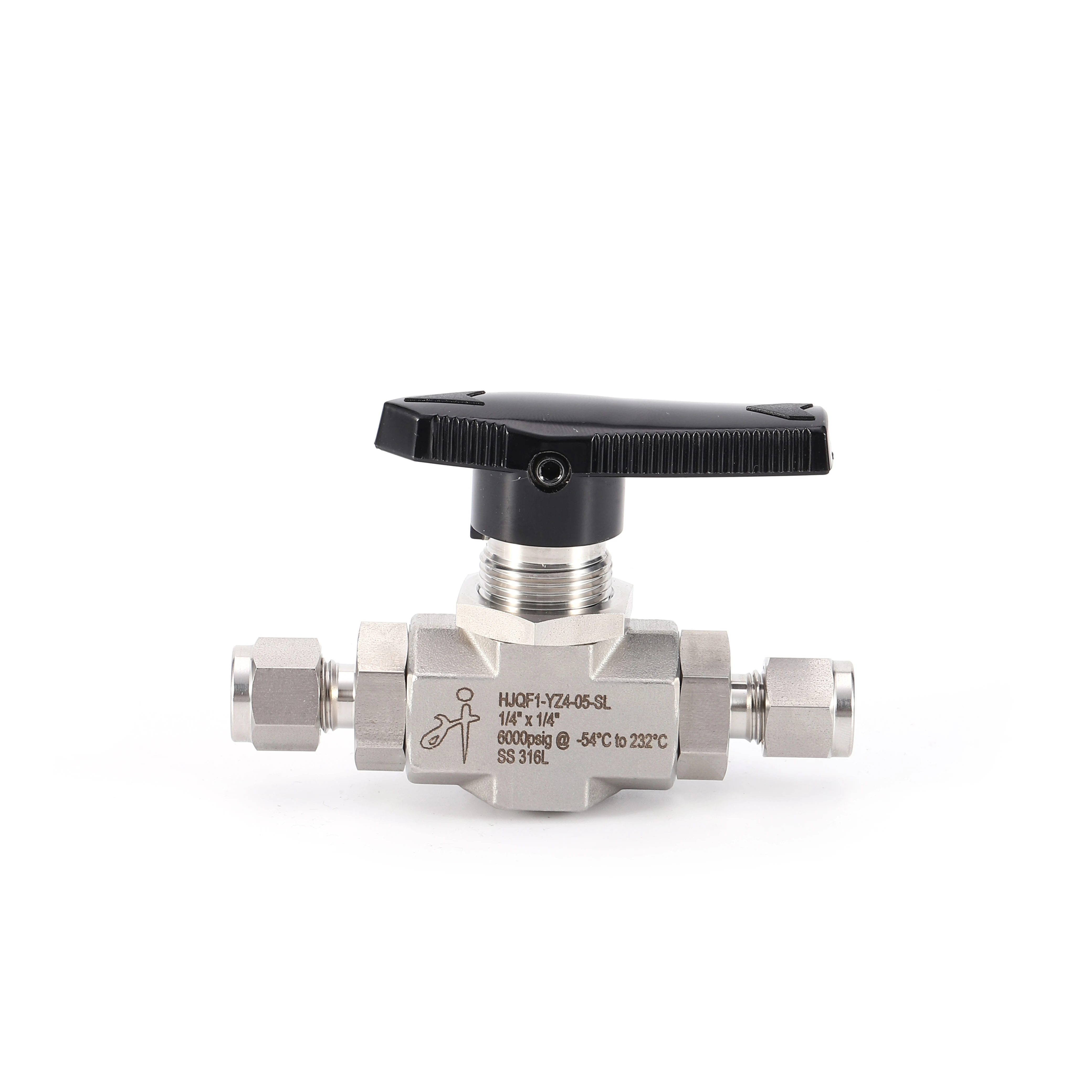 Stainless Steel Instrumentation Ball Valve 3000psi Double-Sealed Manual Ball Valve