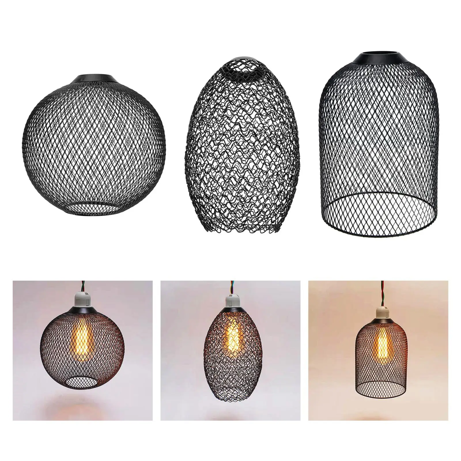 Retro - Modern　Alumi Shade Pendant Light Hollow Out Metal Pendant Lamp Shade Chandelier Light Cover