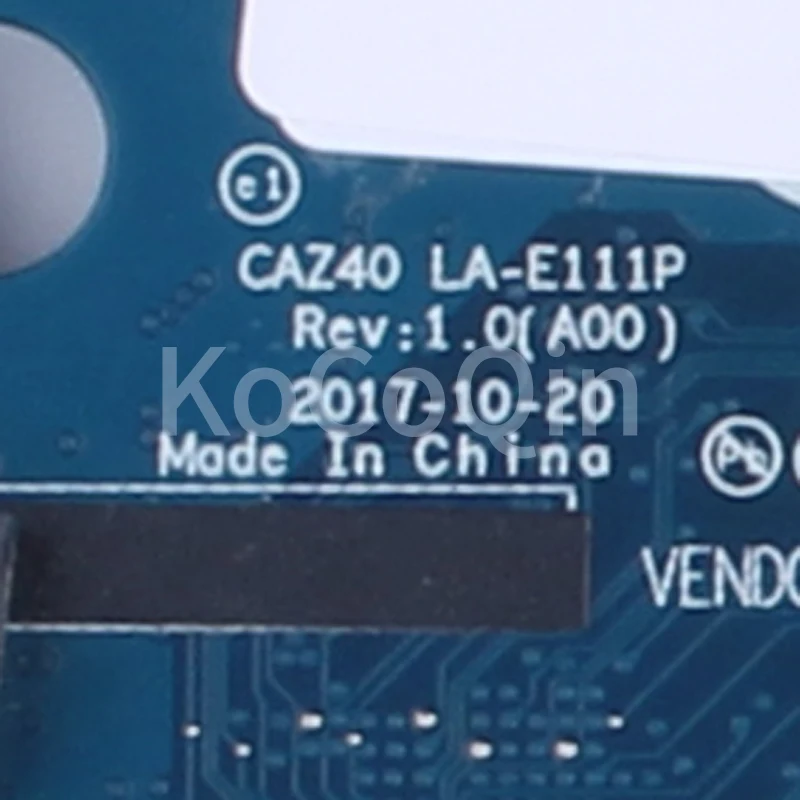 Mainboard LA-E111P 04T8FJ 0KJKKG 0PTJYM 0XY712 0J9XP9 i3i5i7 7ª RAM 4 8 16GB