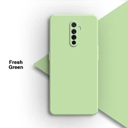 Vibrant Candy Color Liquid Silicone Soft Phone Case - Original Back Cover for Realme V23i (Fresh Green)
