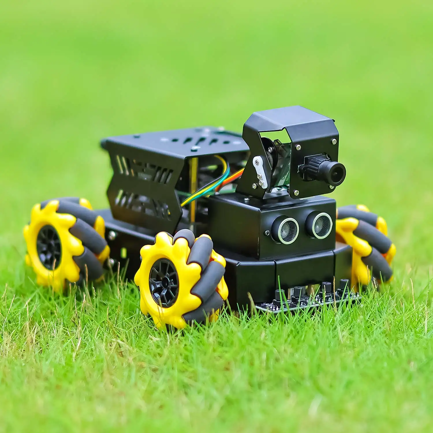 Yahboom 4WD Raspbot V2 AI Robot Car Kit Based on Raspberry Pi 5 for Beginners Educational Toy ROS2-Humble Python Programming Set 6