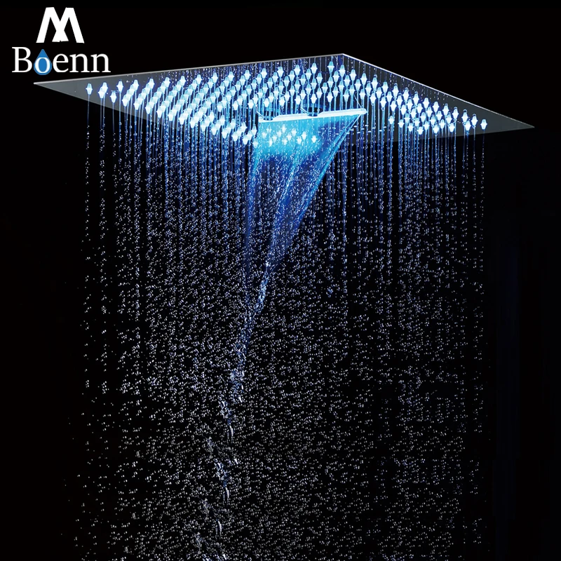 MBoenn3FunctionsEmbededCeiling16InchMusicLEDShowerHead