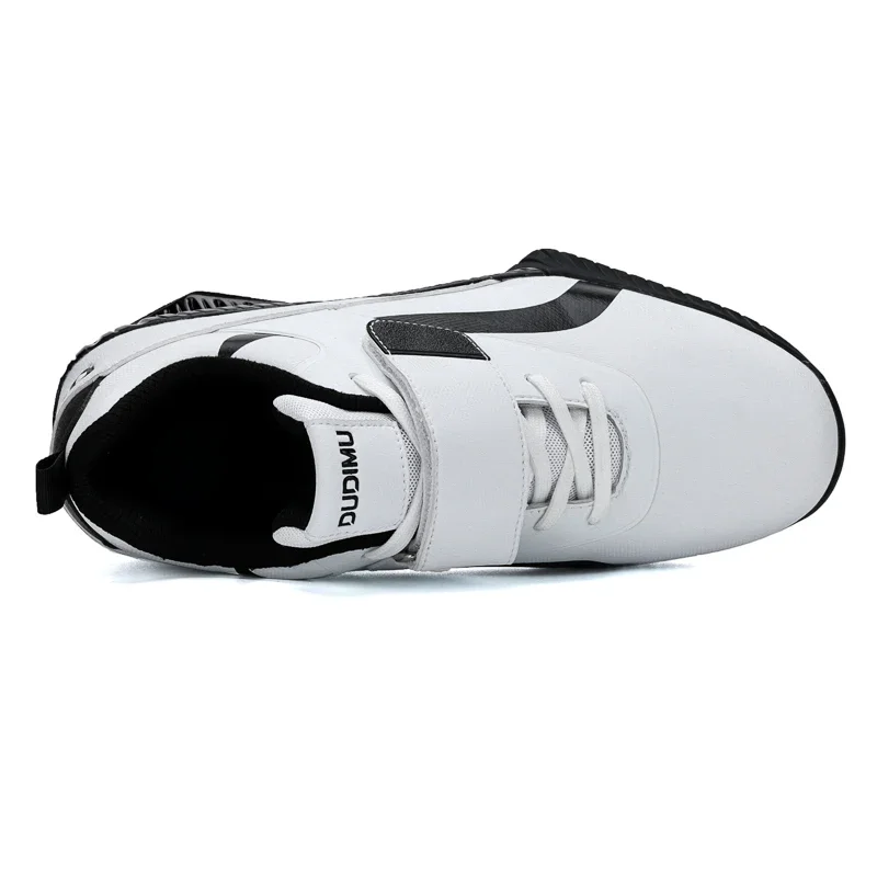 Non Slip Men Hard Drawn Squat Shoes Professional Balance Weightlifting Boots Comfortable Indoor Fitness Sneakers weight lifting shoes