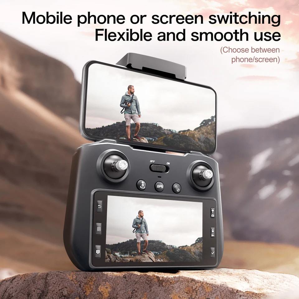 Nouveau Drone GT8 8K HD 3 Caméras 5G WiFi Brushless Pliable Vol Stationnaire Item 13817772