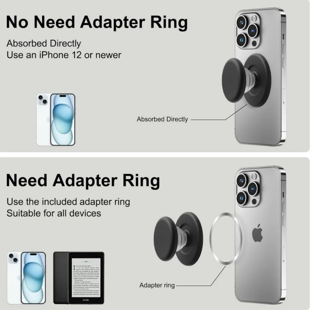 Magnetic Collapsible Expandable Phone Grip Stand Holder
