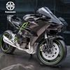 1/12 Kawasaki H2R Ninja Die Cast Motorcycle Model Toy Vehicle Collection Autobike Shork-Absorber Off Road Autocycle Toys Car 2