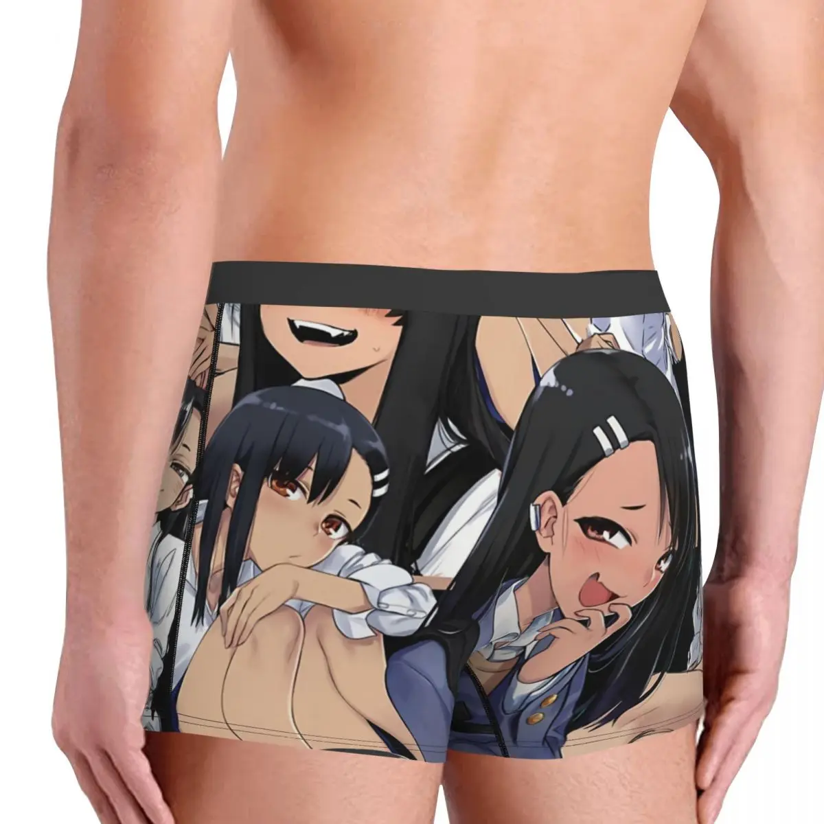 Animes Nagatoro Don't toy with me miss Nagatoro Underpants Breathbale  Panties Male Underwear Print Shorts Boxer Briefs - AliExpress