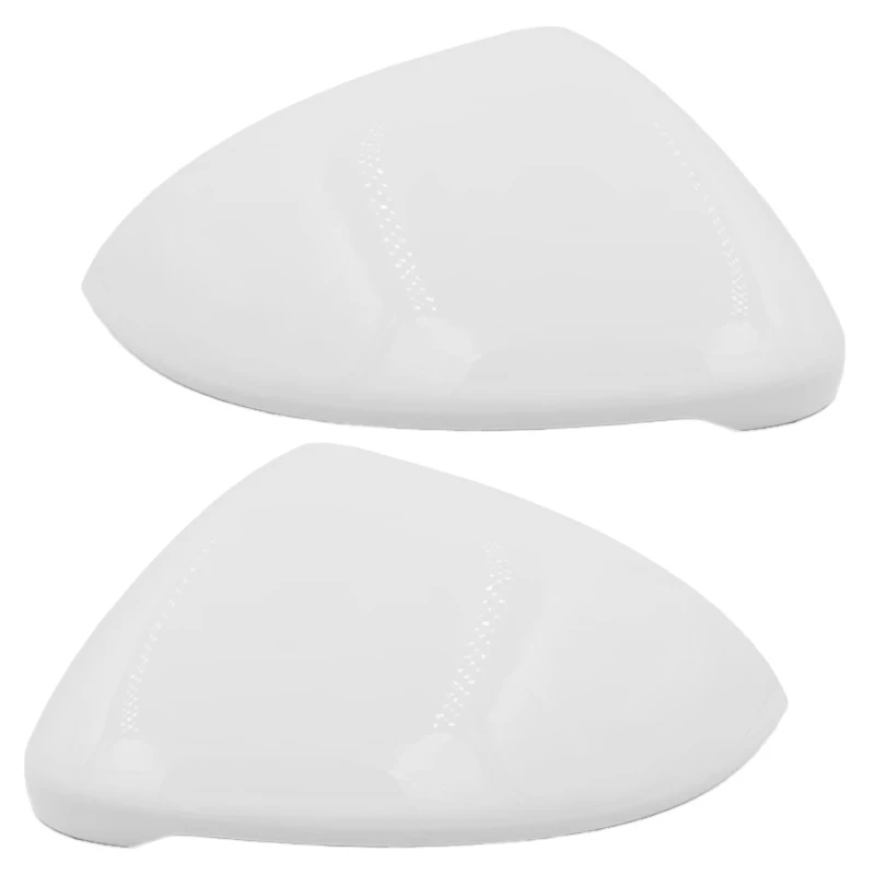 

1 Pair White Car Left & Right Side Rearview Mirror Cover Cap Housing Plastic Fit for VW Golf 7 2015 2016 2017 2018 2019 2020