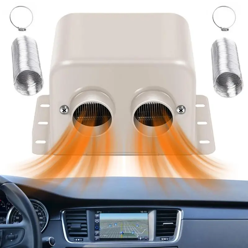 

12V 24V Car Heater Electric Cooling Heating Fan Portable Electric Dryer Windshield Defogging Demister Defroster Trucks Boat