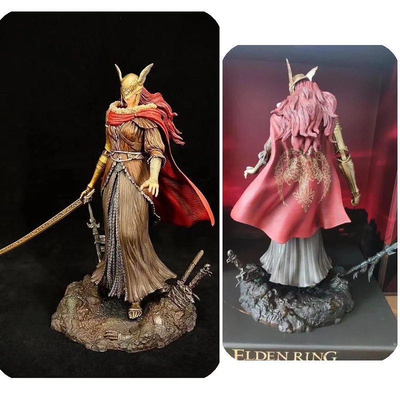 Elden Ring Valkyrie figürü Malenia kask figürü Mini Elden yüzük serisi