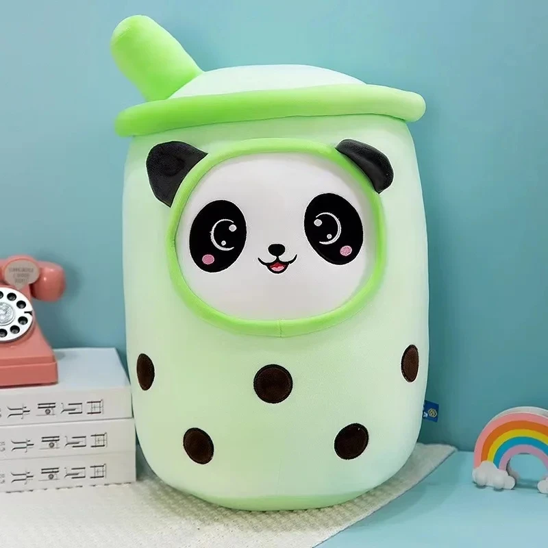 

Plush Kawaii Room Deco Bubble Tea Plush Toy soft Plush Stuffed Animal Cute Food Milk Tea Soft Hug Cushion Birthday Gift