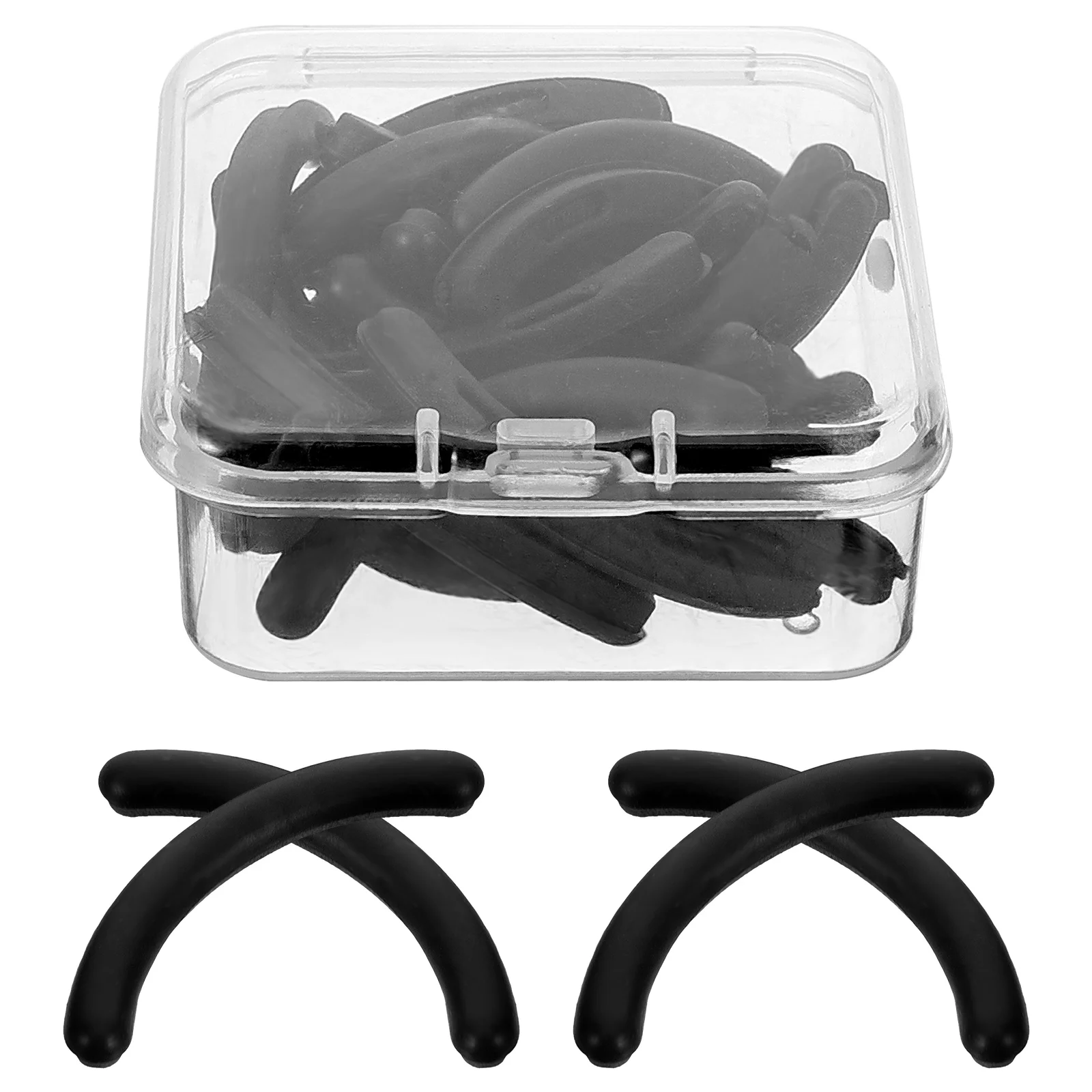 Eyelash Curler Strip Gluesticks Rubber Refills Replacement Universal Cushions Pads Tool 24 Pcs