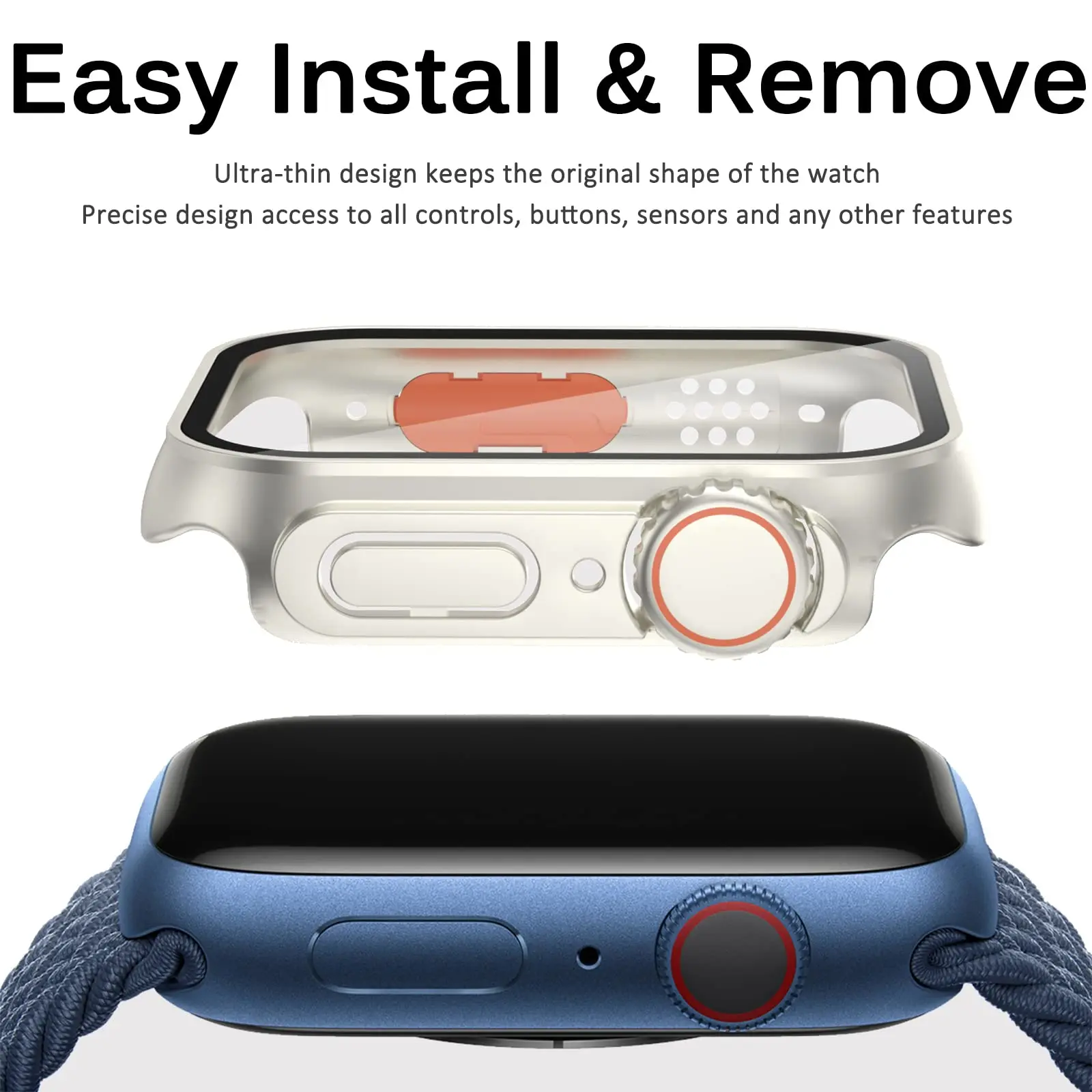 Premium Ultra Bumper Glass Case with Screen Protector Cover