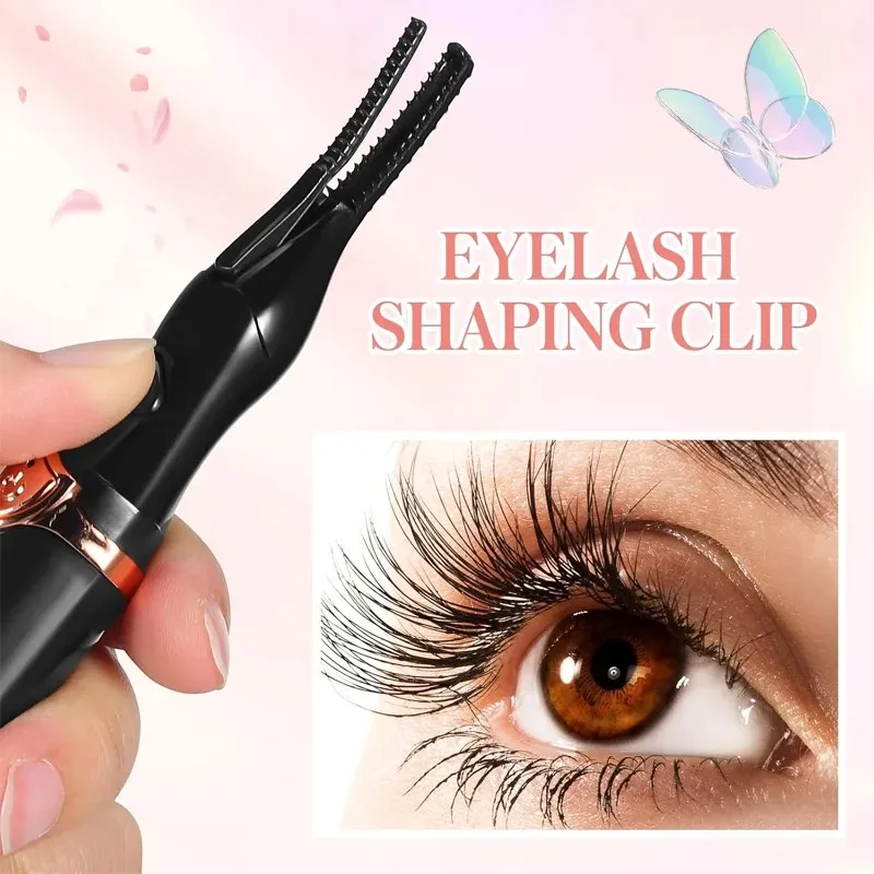 Naturally Curled Electric Eyelash Curler Intelligent Temperature Control Styling Make Up Eyelashes Curl Lasting Lash Curler Tool
