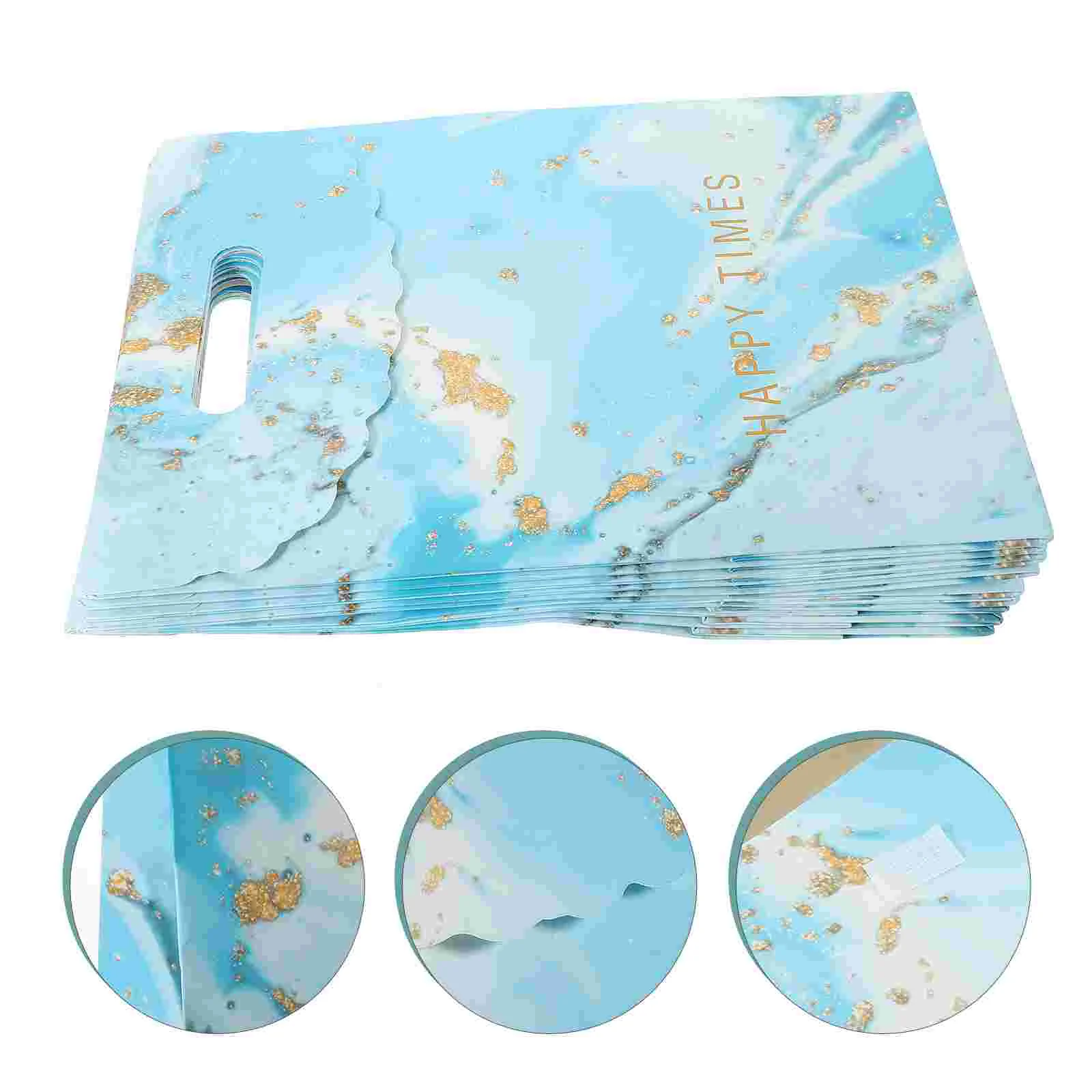 

10 Pcs Pouch Bag Paper Gift Bags Large Cosmetics Handheld Shopping Goodie Bulk