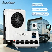 Aspligo 12V 24V Climatiseur de stationnement séparé pour camping-car, camion, tracteur, fourgonnette, caravane, autocaravane 1