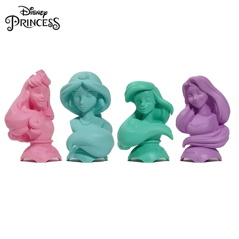 

Disney Princess Love At First Sight Series Half Bust Anime Figure Ariel Belle Cartoon Collect Model Desk Decor Anime Statue