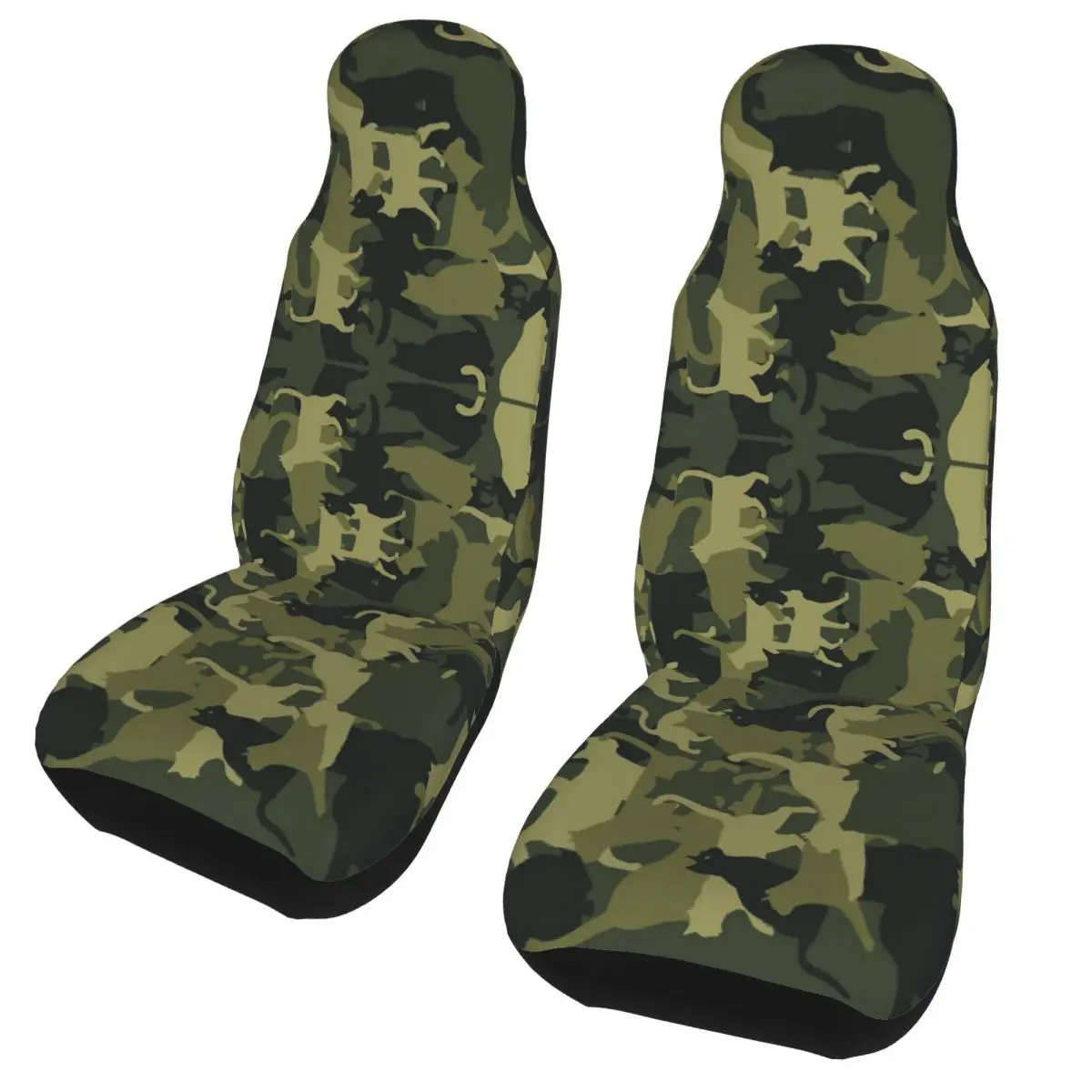 

Cat Army Camouflage Universal Car Seat Cover Protector Interior Accessories For All Kinds Car Seat Covers Car Accessories