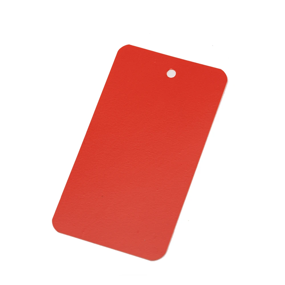 50 Teile/los Blank Farbige Matte Wasserdichte PVC Mit Loch Kunststoff Kleidungsstück Tag Für Schmuck Verpackung Kleine Unternehmen Zubehör – Detail 2