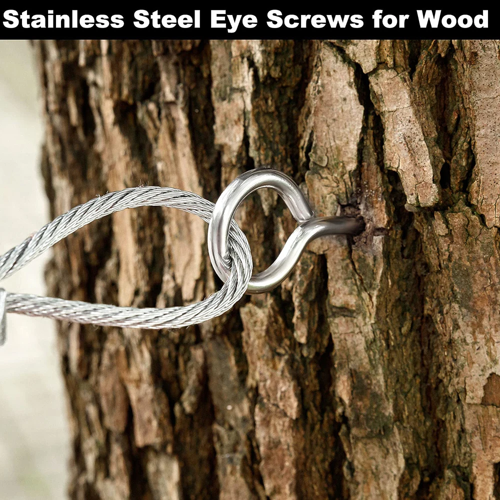 Stainless Steel Eye Screws