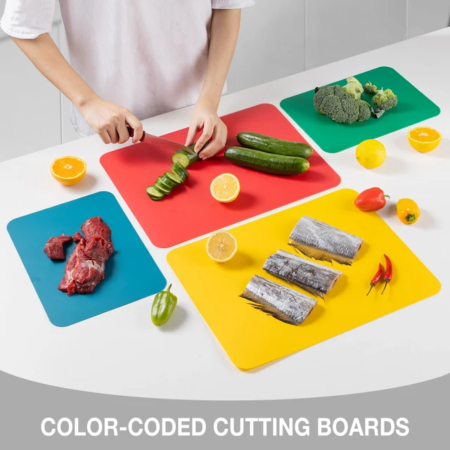 8 Pieces Plastic Cutting Boards 4